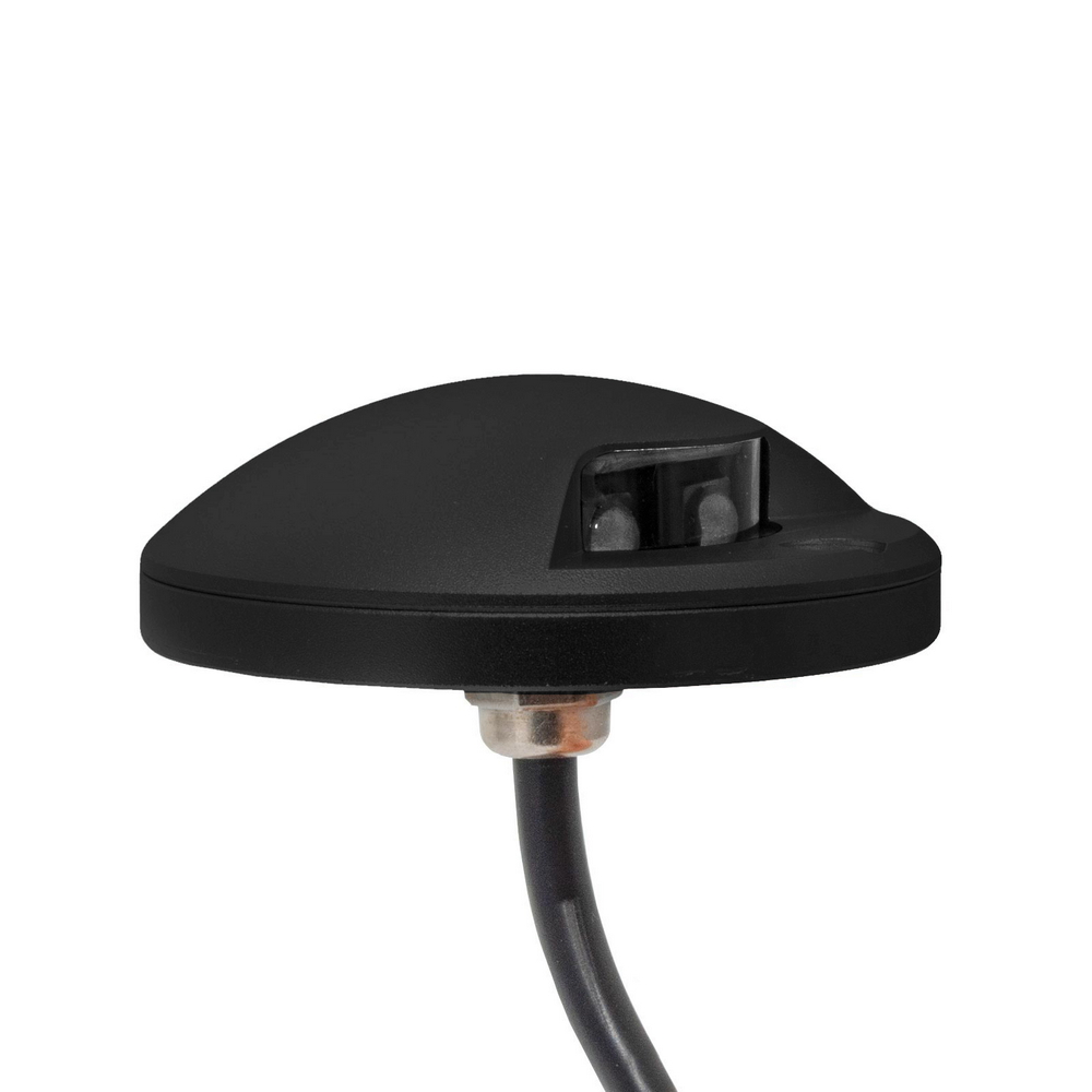 Segnapasso calpestabile Led 12V 4W a superfice Rotondo Doppia emissione Nero IP65 Bianco neutro 4000K Wisdom - Foto 1