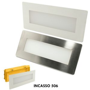 Foto principale Segnapasso Led 5W da incasso per scatola 506 CCT temperatura colore regolabile Wisdom