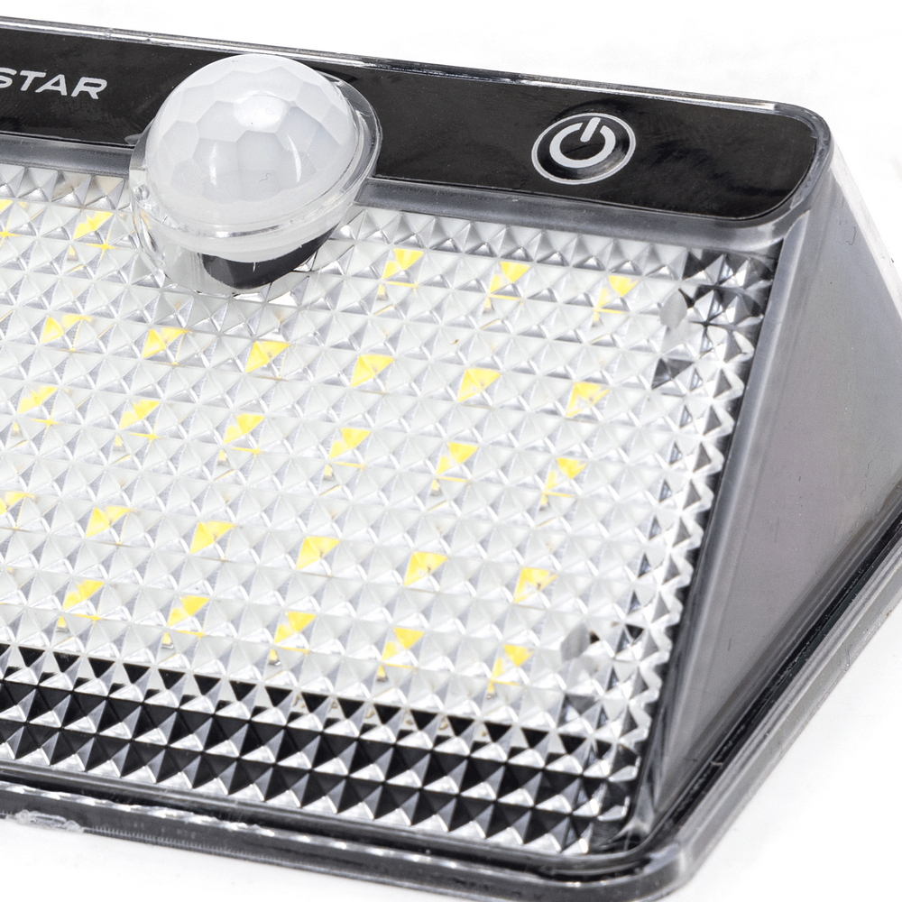 Applique Led 20W Nero con pannello solare IP65 Bianco freddo 6500K con sensore crepuscolare e di movimento Aigostar - Foto 3