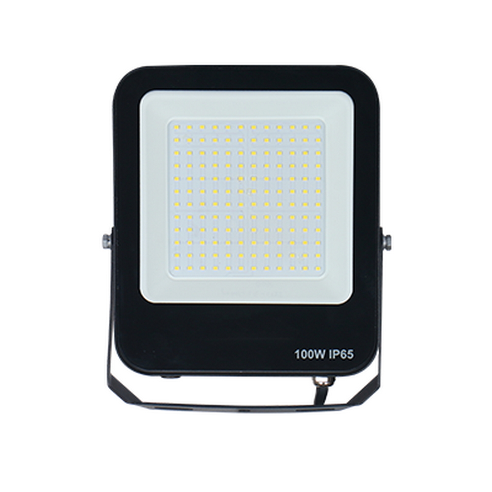 Faro proiettore Led 100W Nero da esterno IP65 Bianco neutro 4000K Lumix Space - Foto 2