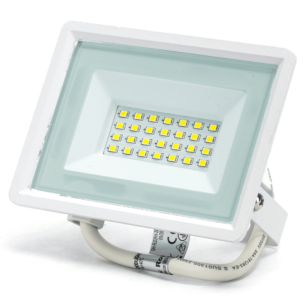 Foto principale Faro proiettore Led 20W Bianco da esterno slim IP65 Bianco freddo 6500K Aigostar