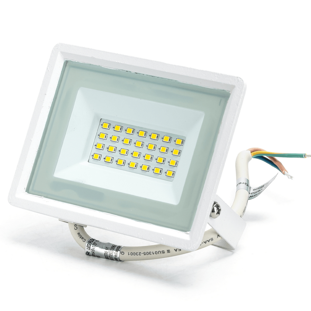 Foto principale Faro proiettore Led 20W Bianco da esterno slim IP65 Bianco neutro 4000K Aigostar