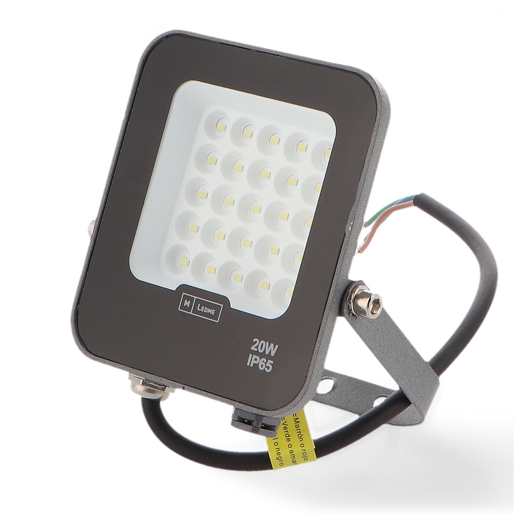 Foto principale Faro proiettore Led 20W Nero da esterno IP65 Bianco freddo 6000K M LEDME