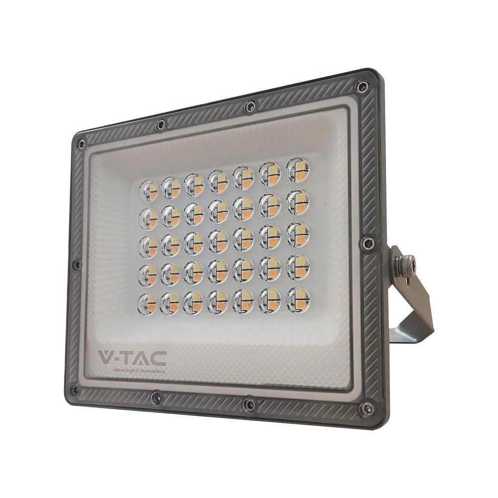 Foto principale Faro proiettore Led 30W Grigio da esterno IP65 CCT temperatura colore regolabile V-TAC