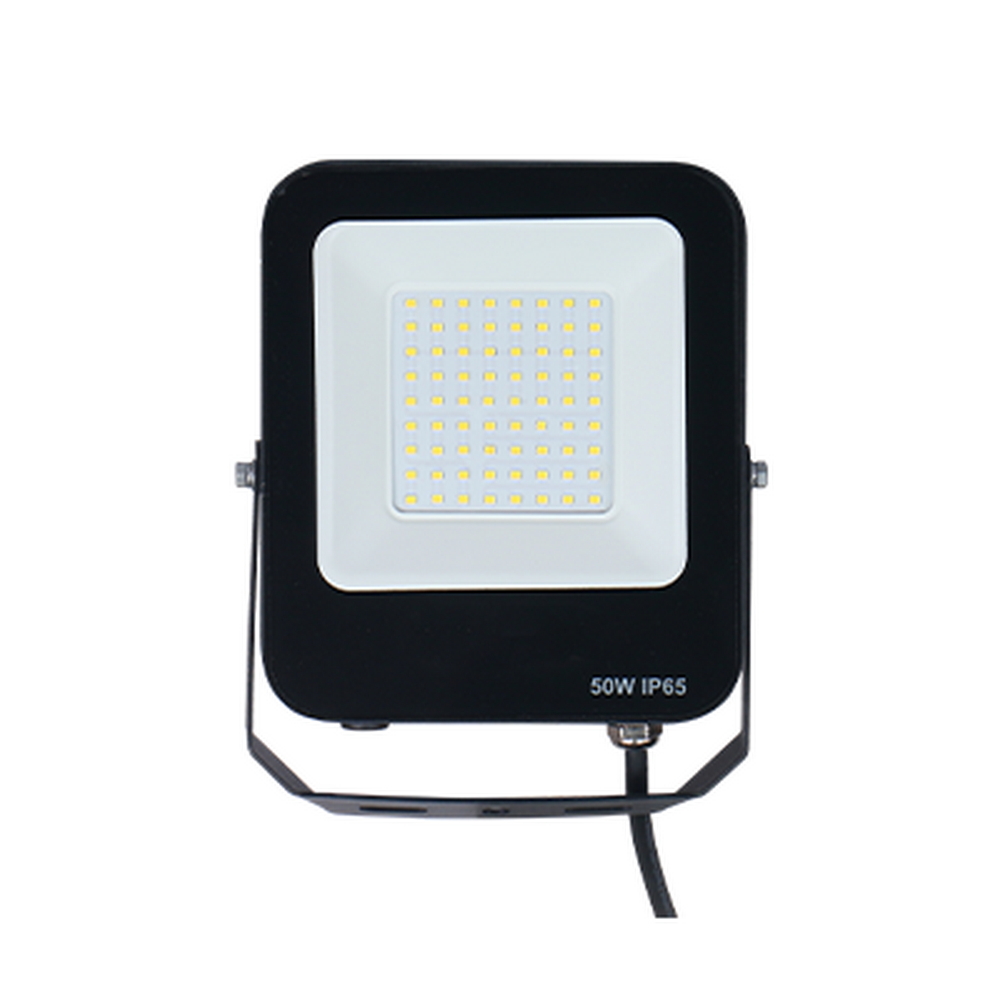 Faro proiettore Led 50W Nero da esterno IP65 Bianco neutro 4000K Lumix Space - Foto 2