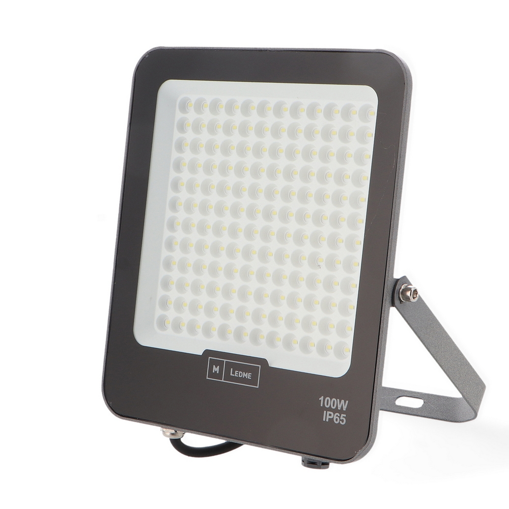 Foto principale Faro proiettore Led Napoli Plus 100W Nero da esterno IP65 Bianco caldo 3000K M LEDME