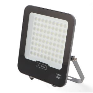 Foto principale Faro proiettore Led Napoli Plus 50W Nero da esterno IP65 Bianco caldo 3000K M LEDME
