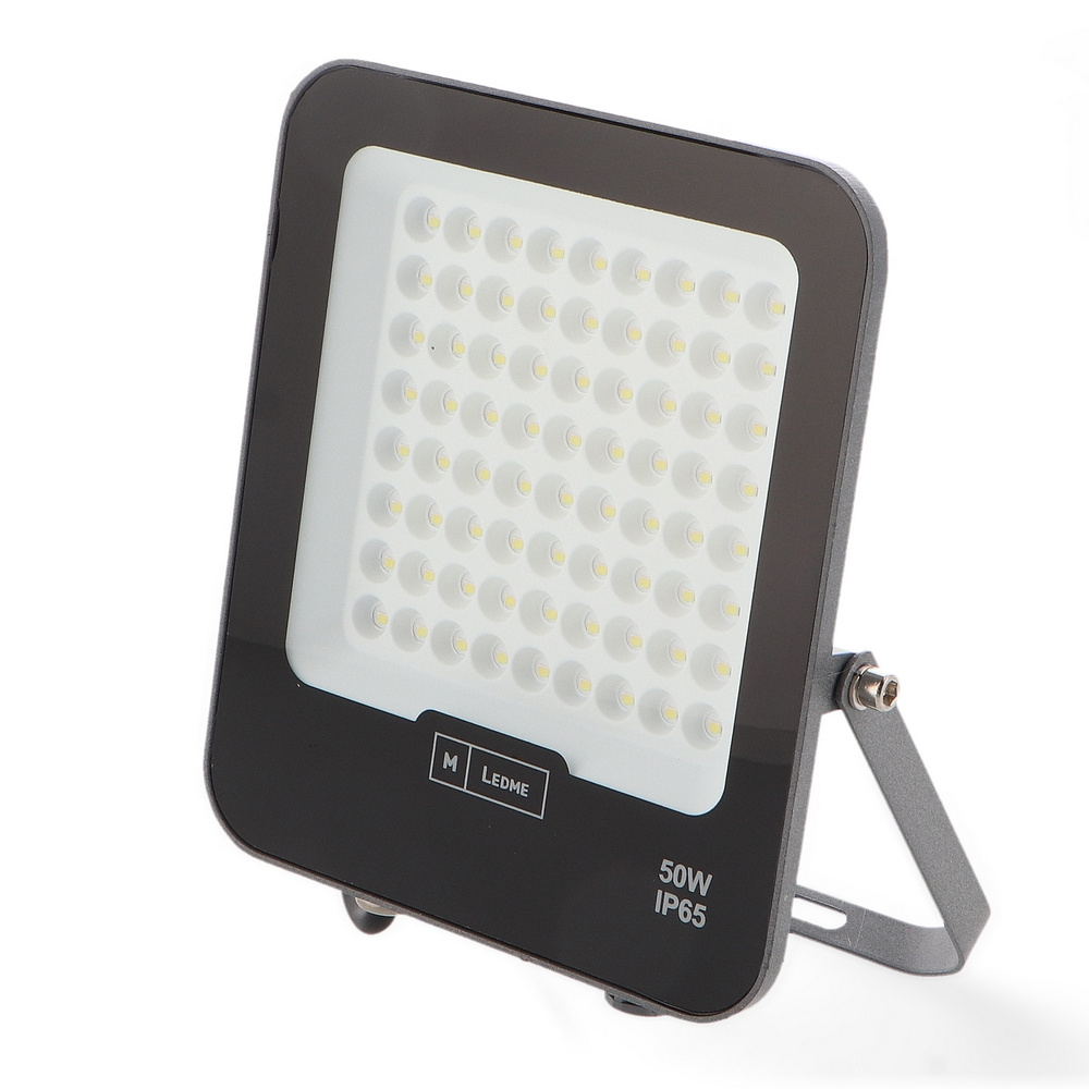 Foto principale Faro proiettore Led Napoli Plus 50W Nero da esterno IP65 Bianco neutro 4000K M LEDME