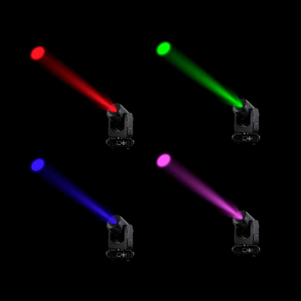 Testa mobile motorizzata Spot a scarica BEAM 7R 230W RGBW in Flight case baule da 2 pezzi Wisdom - Foto 6