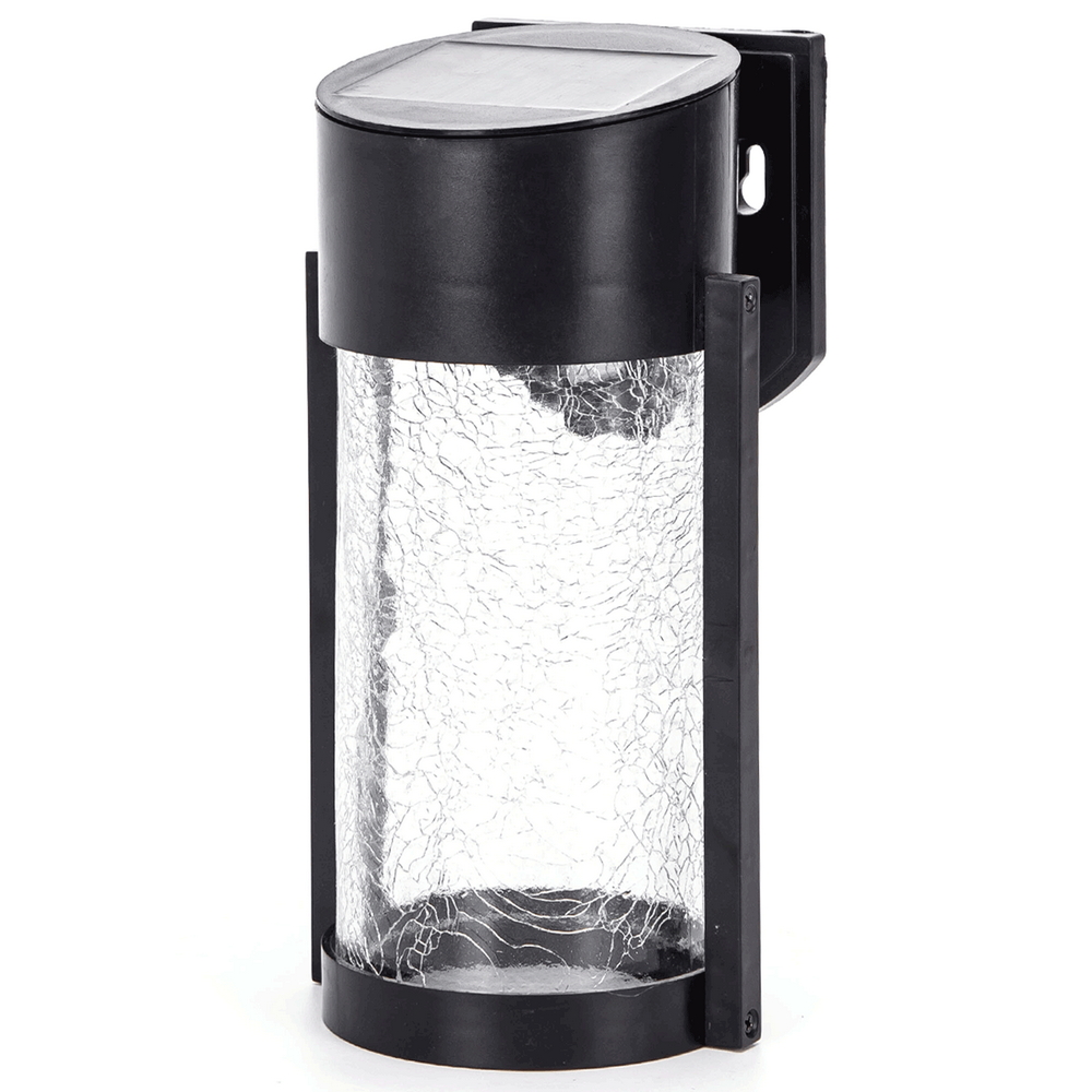 Applique Led 2W Nero con pannello solare IP65 RGB con sensore crepuscolare Aigostar - Foto 1