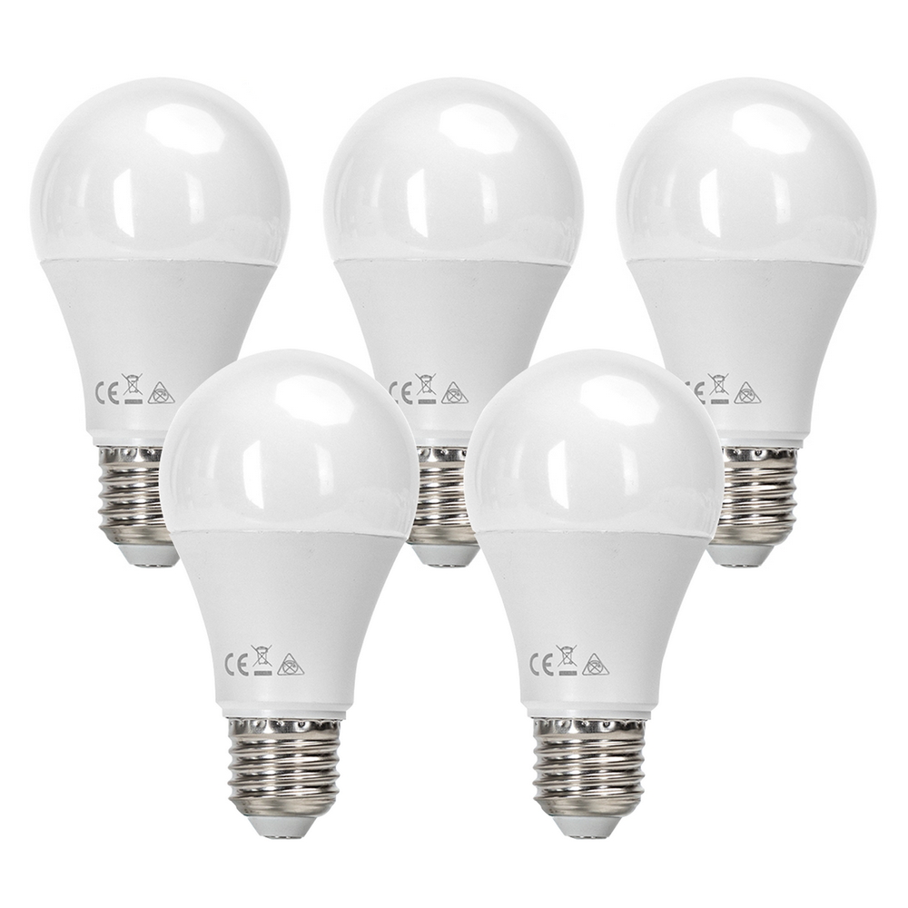 Foto principale Confezione da 5 Lampadine Led E27 A60 15W Bianco neutro 4000K Aigostar