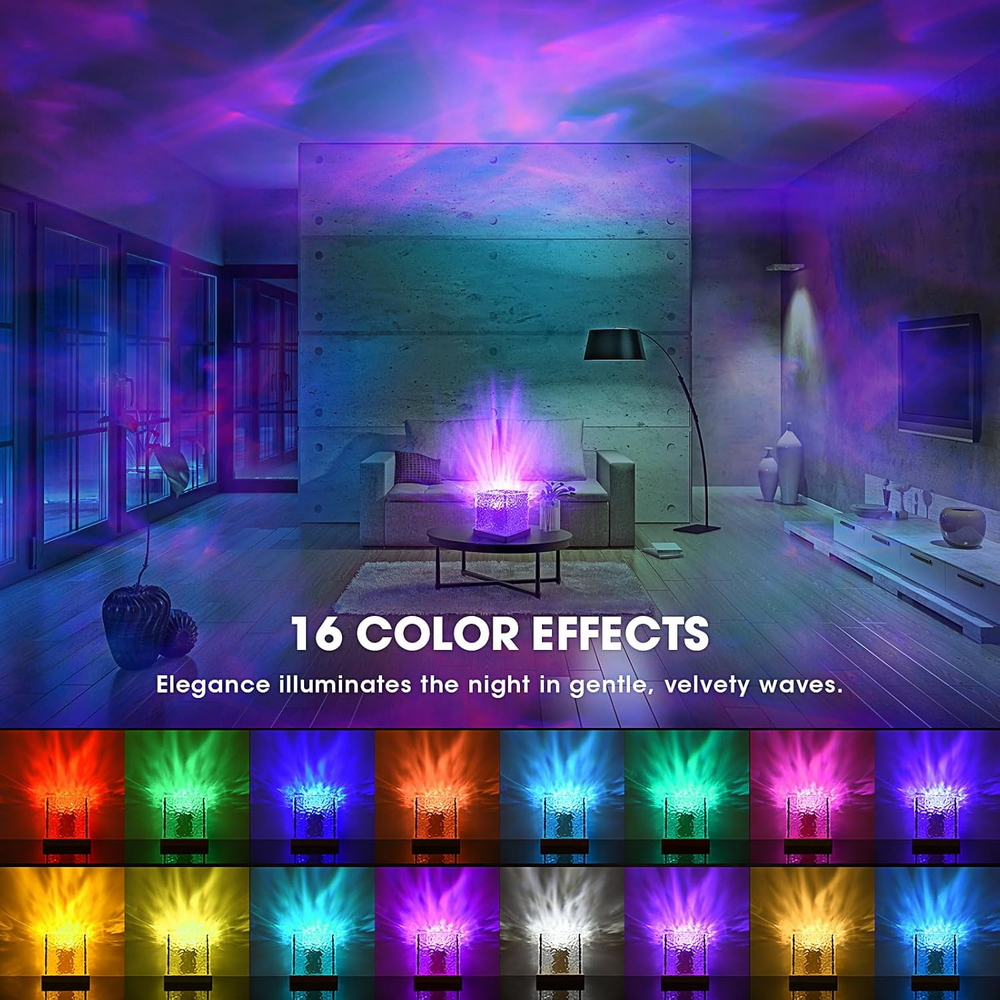 Lampada da tavolo Led touch Cube USB 3W RGB + Bianco freddo con telecomando M LEDME - Foto 3