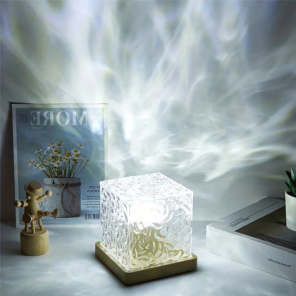 Lampada da tavolo Led touch Cube USB 3W RGB + Bianco freddo con telecomando M LEDME - Foto 4