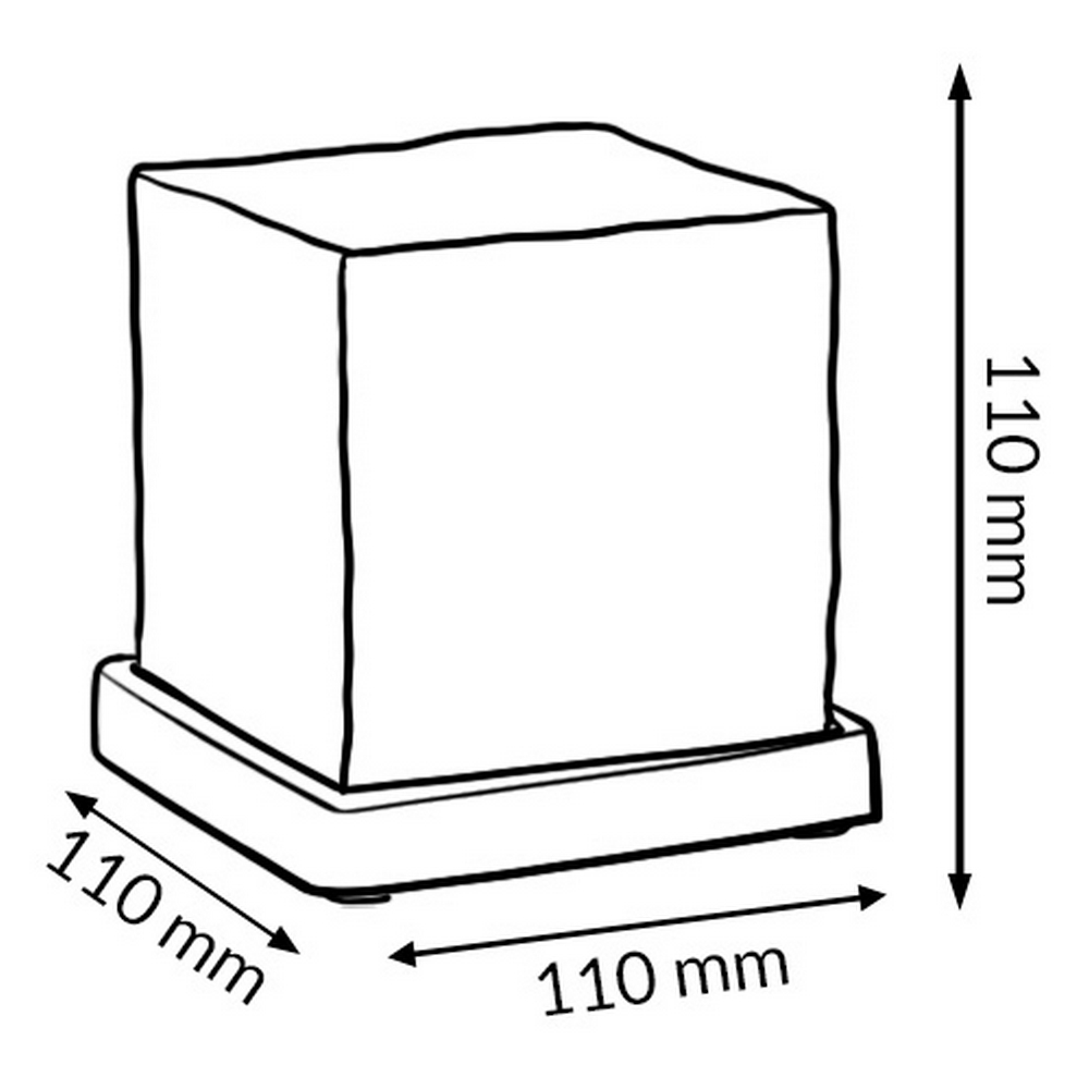 Lampada da tavolo Led touch Cube USB 3W RGB + Bianco freddo con telecomando M LEDME - Foto 6