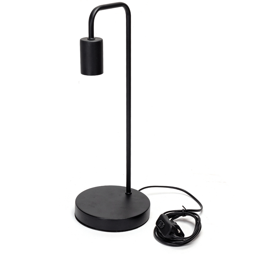 Lampada da tavolo Minimal Nera E27 Aigostar - Foto 1