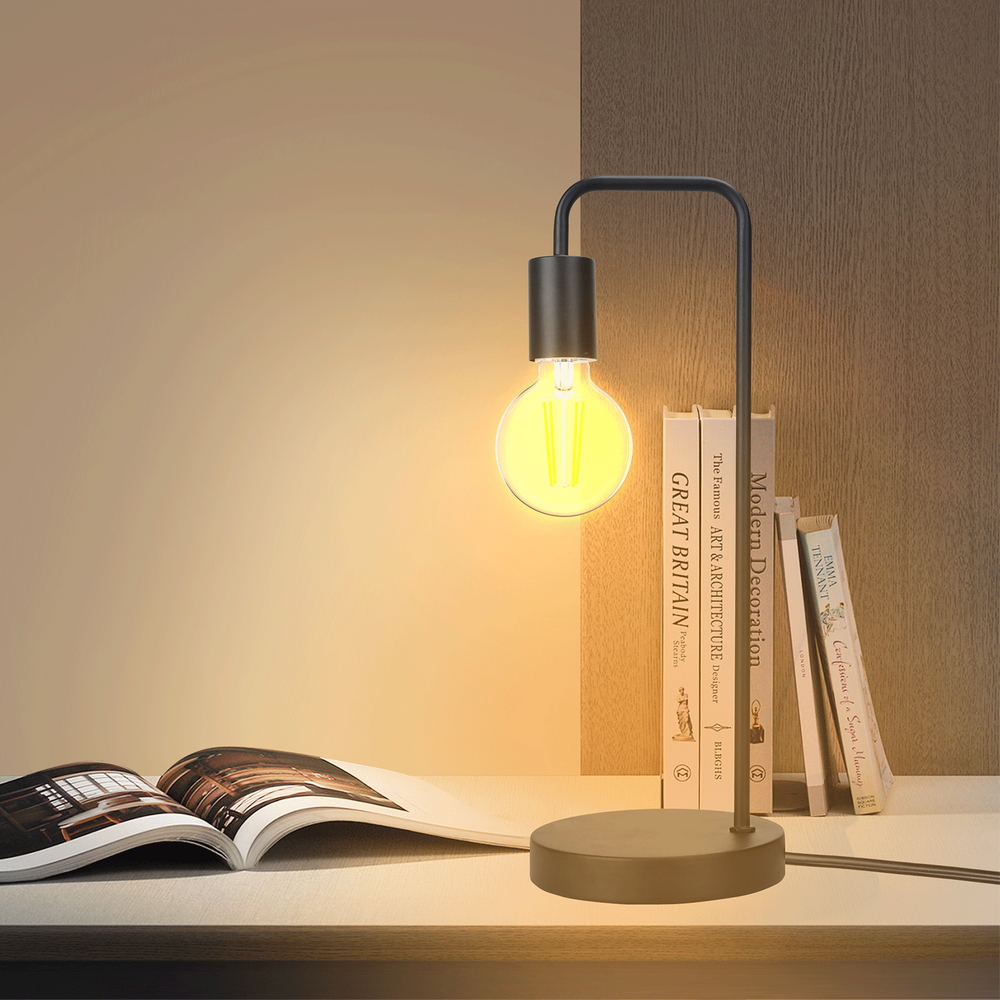Lampada da tavolo Minimal Nera E27 Aigostar - Foto 4