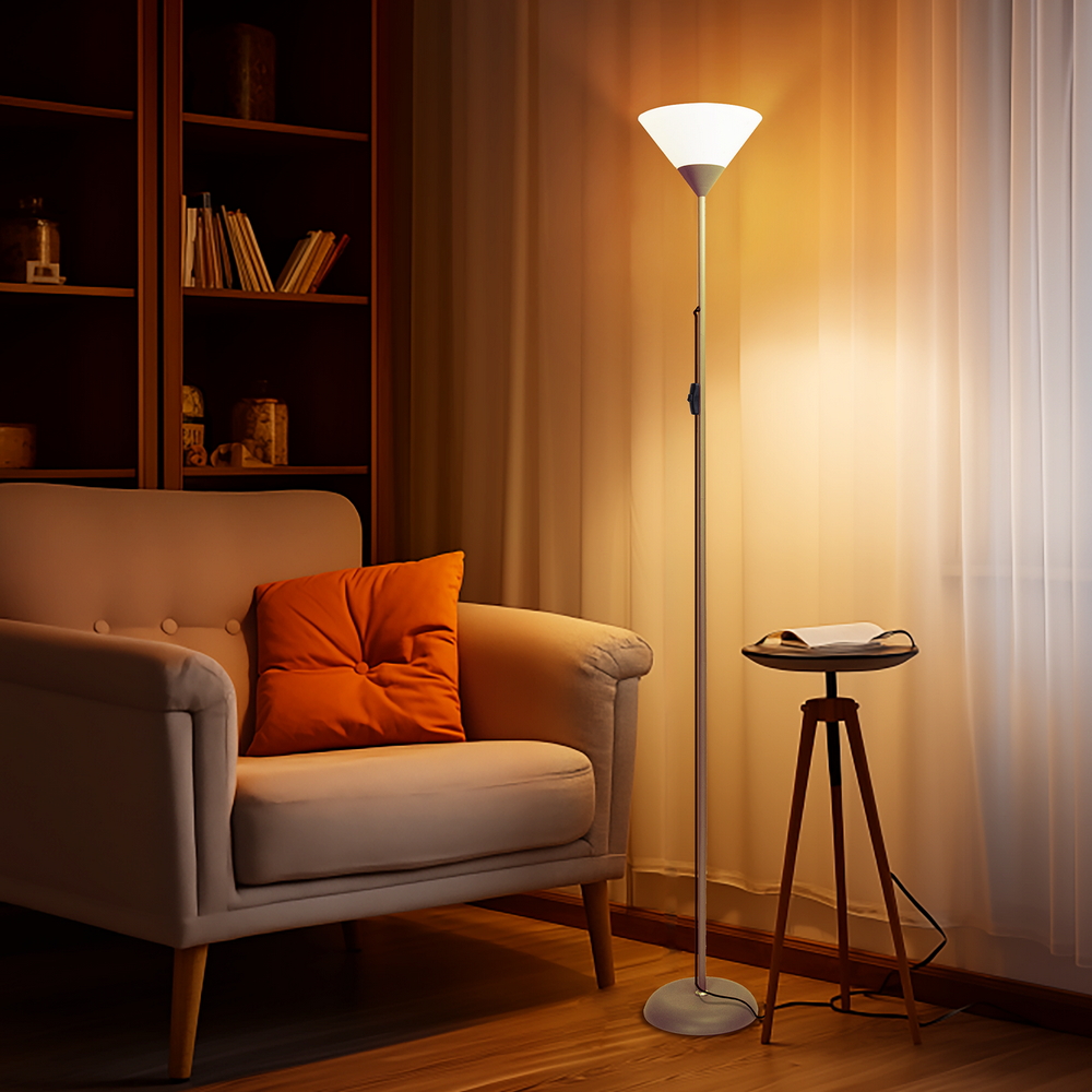Lampada da terra a piantana Stick grigia E27 Aigostar - Foto 3