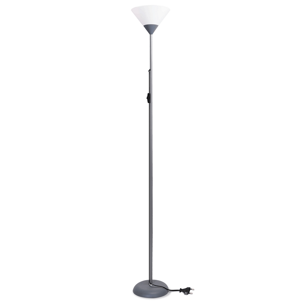 Foto principale Lampada da terra a piantana Stick grigia E27 Aigostar