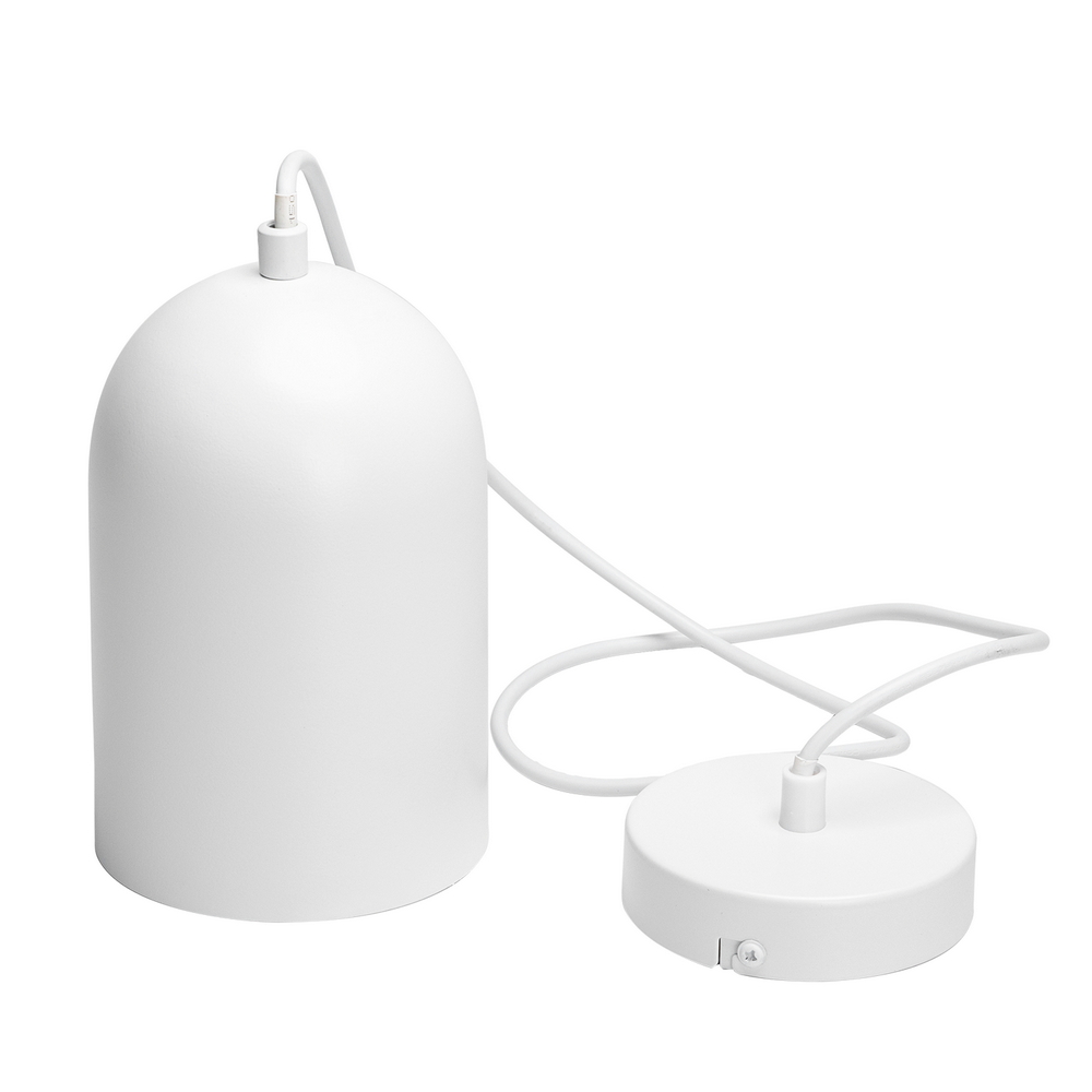 Lampadario da soffitto Beaker Bianco 1 x E27 Aigostar - Foto 1