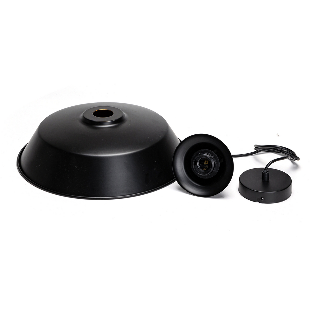 Lampadario da soffitto Dish Nero opaco 1 x E27 Aigostar - Foto 1