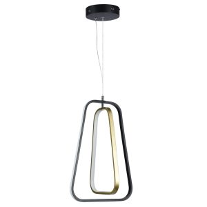 Foto principale Lampadario da soffitto Drawn Nero 36W Bianco caldo 2700K Aigostar