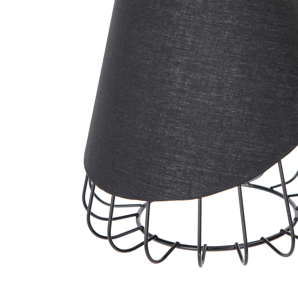 Lampadario da soffitto Fuse Nero opaco 1 x E27 Aigostar - Foto 3