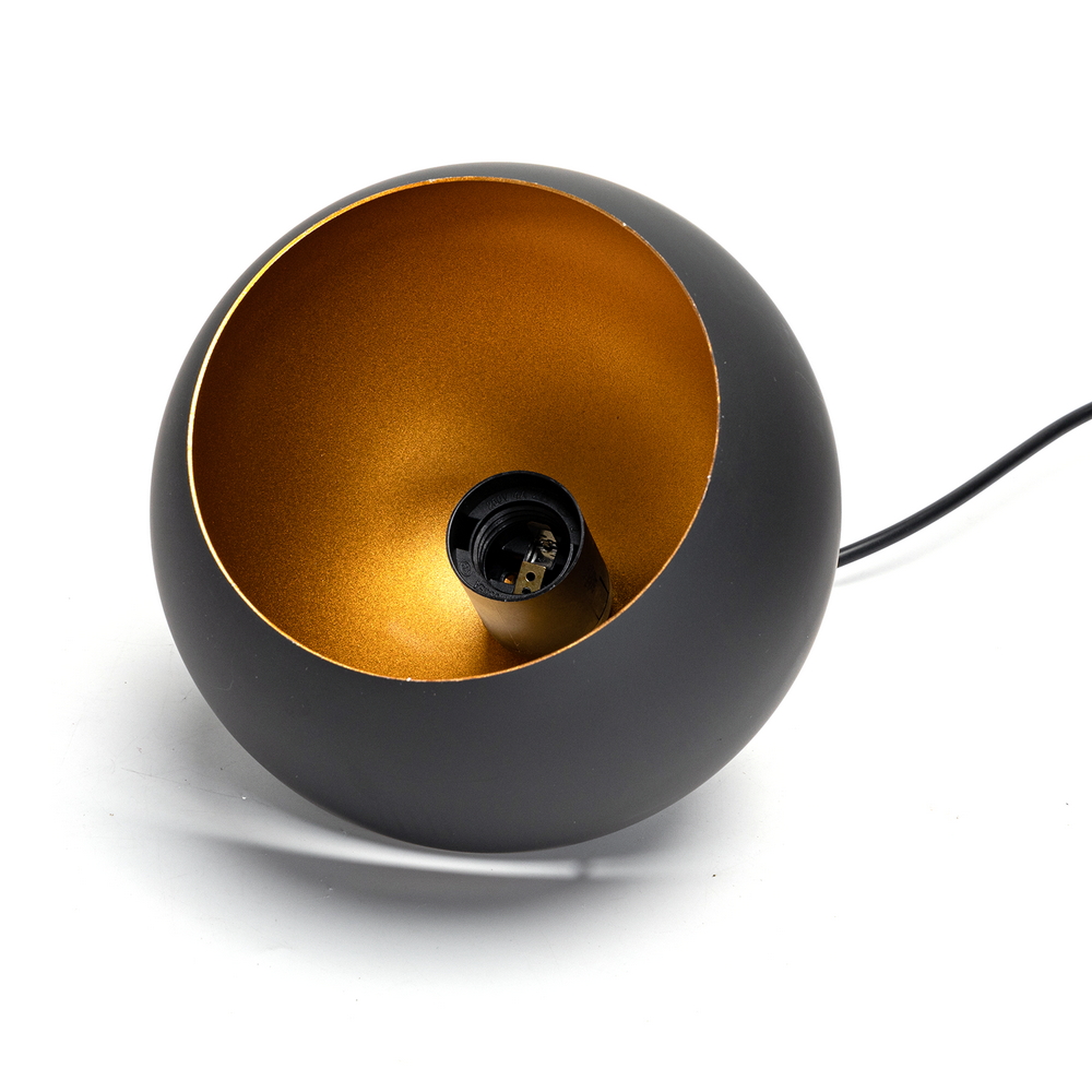 Lampadario da soffitto Helm Nero opaco 1 x E27 Aigostar - Foto 2