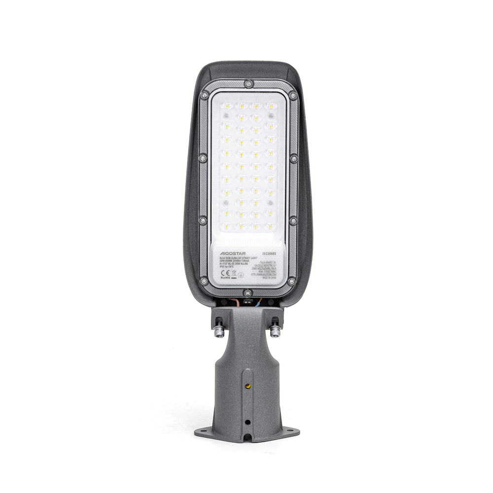 Foto principale Lampione stradale Led Slim 30W Grigio IP65 Bianco freddo 6500K Aigostar