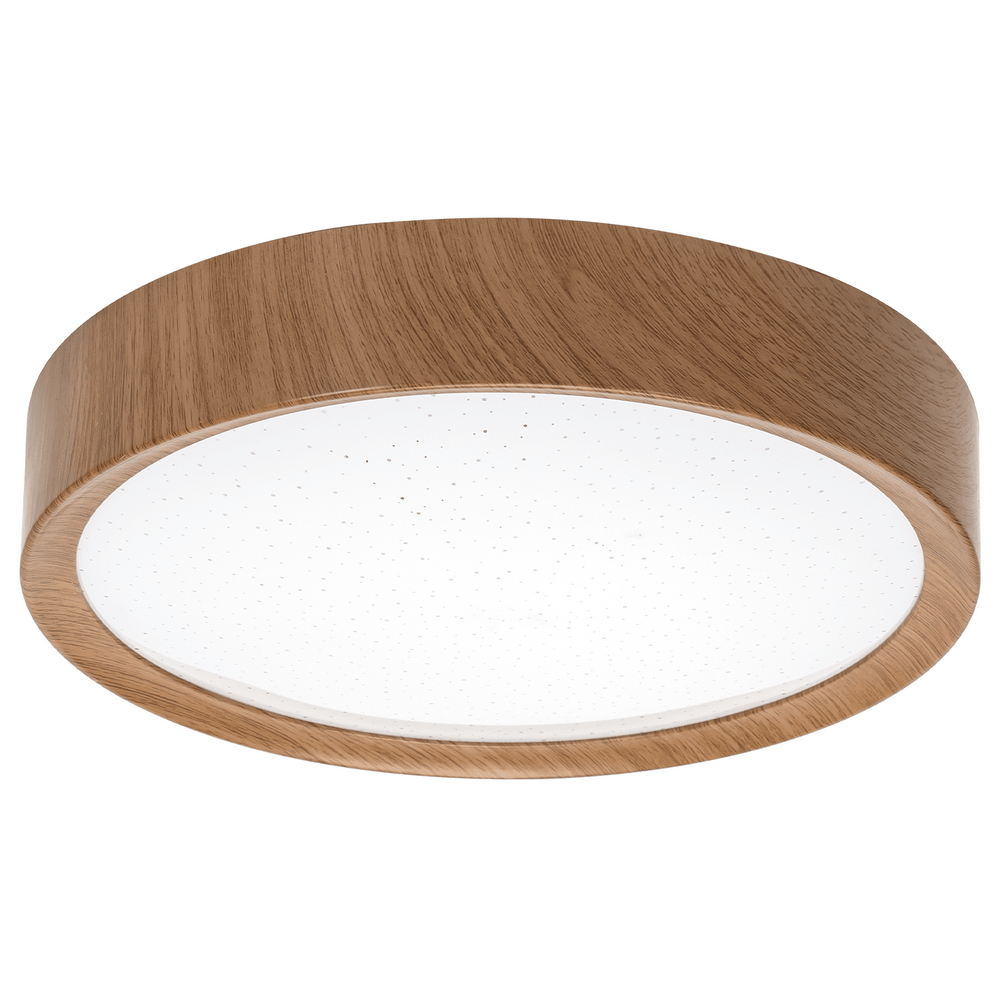 Foto principale Plafoniera Led 12W Cornice marrone rotonda Bianco caldo 3000K Aigostar