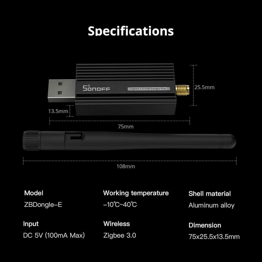 Hub Smart SONOFF Dongle Plus USB 3.0 ZigBee - Foto 6