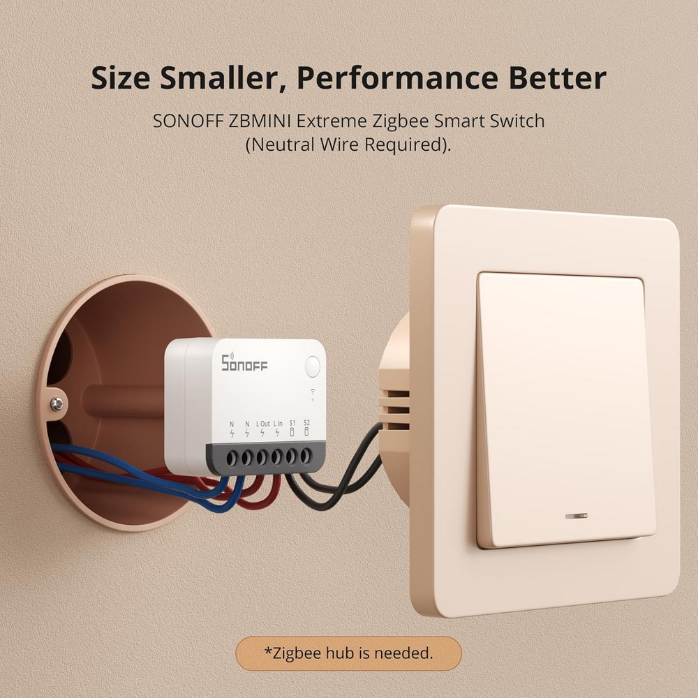 Interruttore Smart SONOFF ZB MINI R2 Extreme ZigBee - Foto 1
