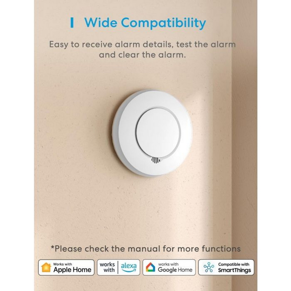 Meross GS559AH Sensore rilevatore di fumo Smart RF - Foto 3