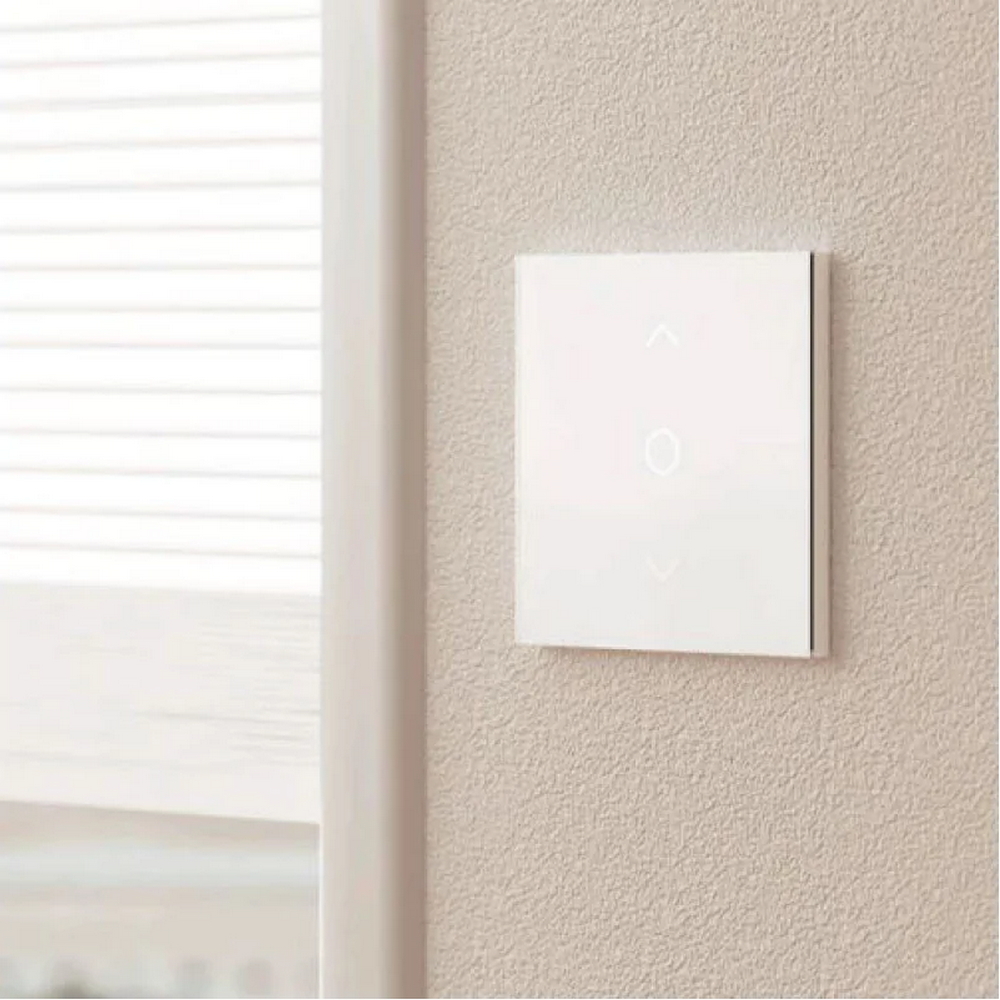 Meross MRS100HK Controller tapparelle Smart Interruttore touch 2 tasti da parete WiFi Homekit - Foto 1