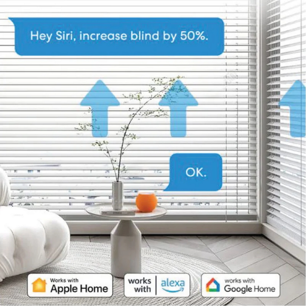 Meross MRS100HK Controller tapparelle Smart Interruttore touch 2 tasti da parete WiFi Homekit - Foto 3