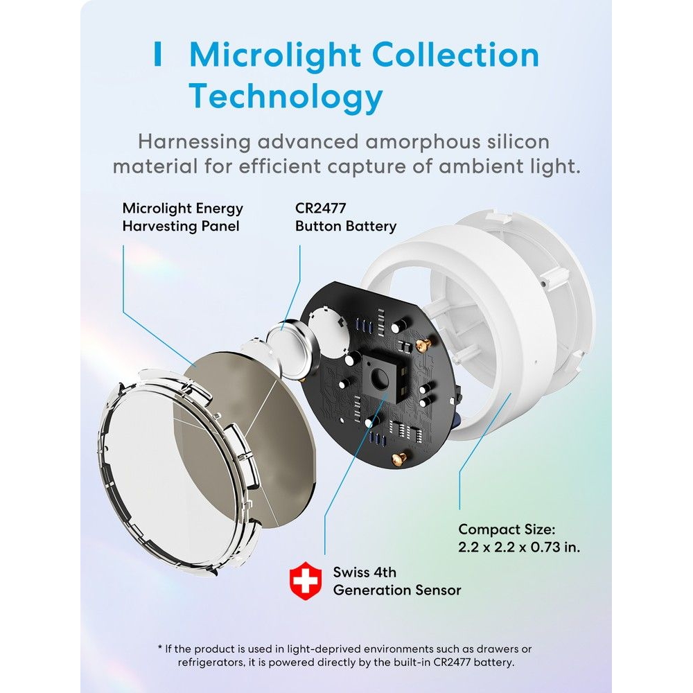 Meross MS100FHHK Sensore temperatura e umidità Smart RF + Hub Smart Stazione base WiFi Homekit - Foto 2