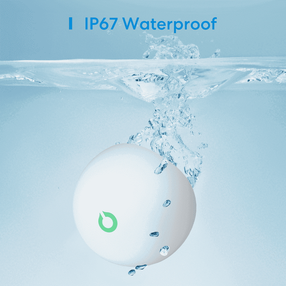 Meross MS400HHK Sensore di allagamento Smart RF + Hub Smart Stazione base WiFi Homekit - Foto 2