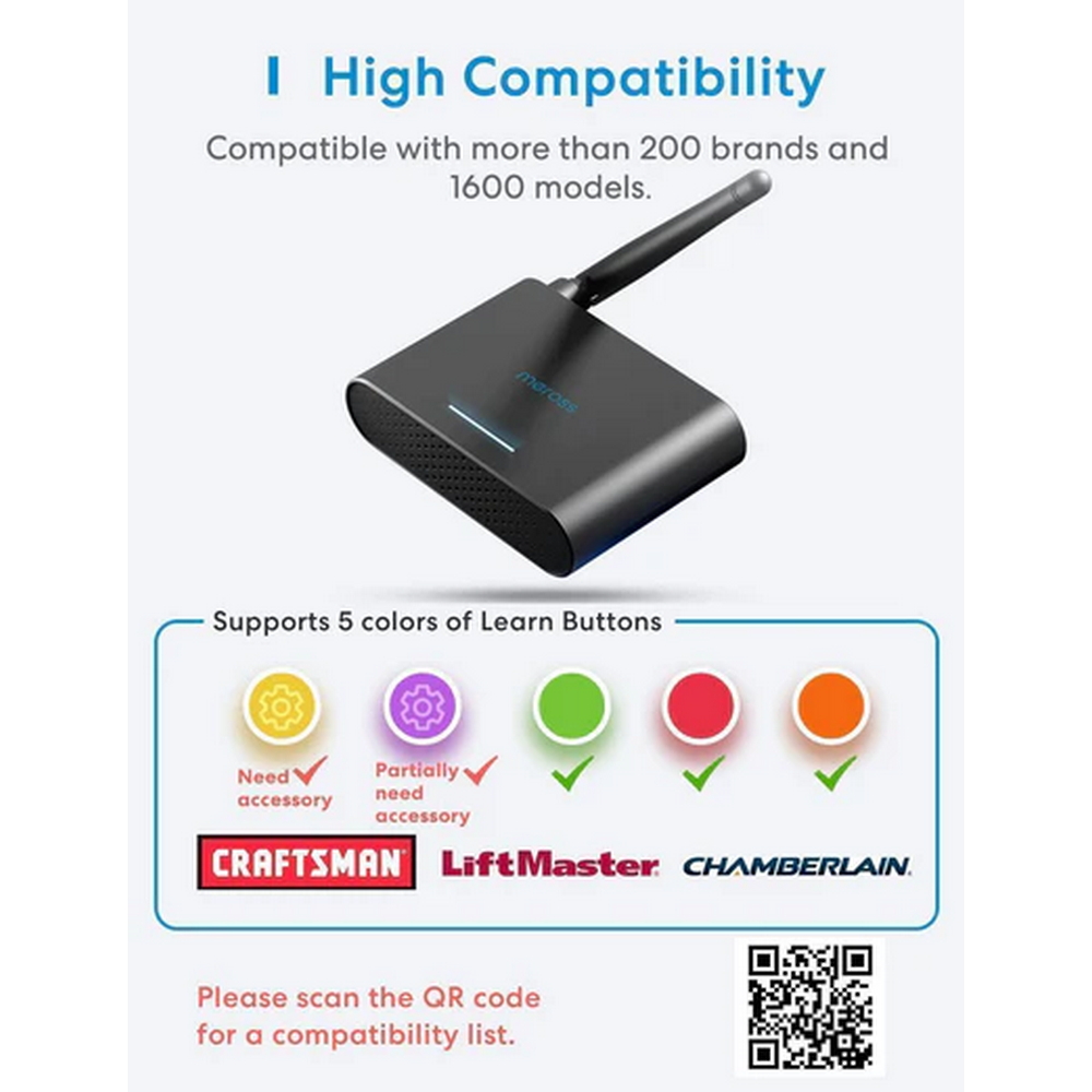 Meross MSG200HK Centralina Apriporta garage Smart door opener 3 Canali WiFi Homekit - Foto 2