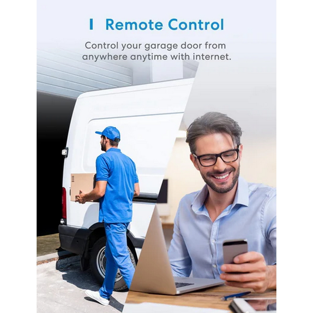 Meross MSG200HK Centralina Apriporta garage Smart door opener 3 Canali WiFi Homekit - Foto 3
