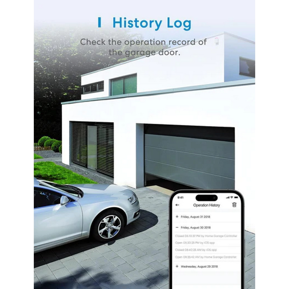 Meross MSG200HK Centralina Apriporta garage Smart door opener 3 Canali WiFi Homekit - Foto 5