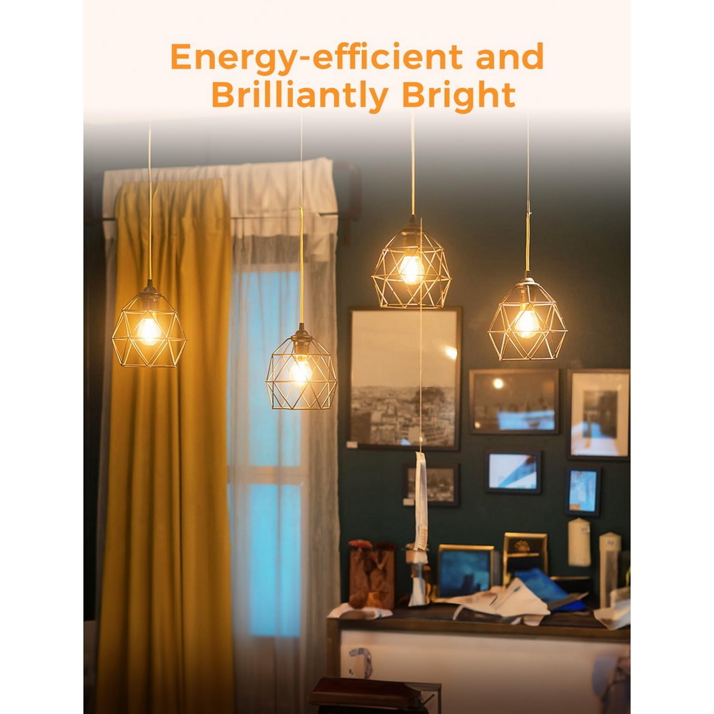 Meross MSL100HK Lampadina Led a Filamento Smart G45 E27 6W Bianco caldo 2700K Dimmerabile WiFi Homekit - Foto 7