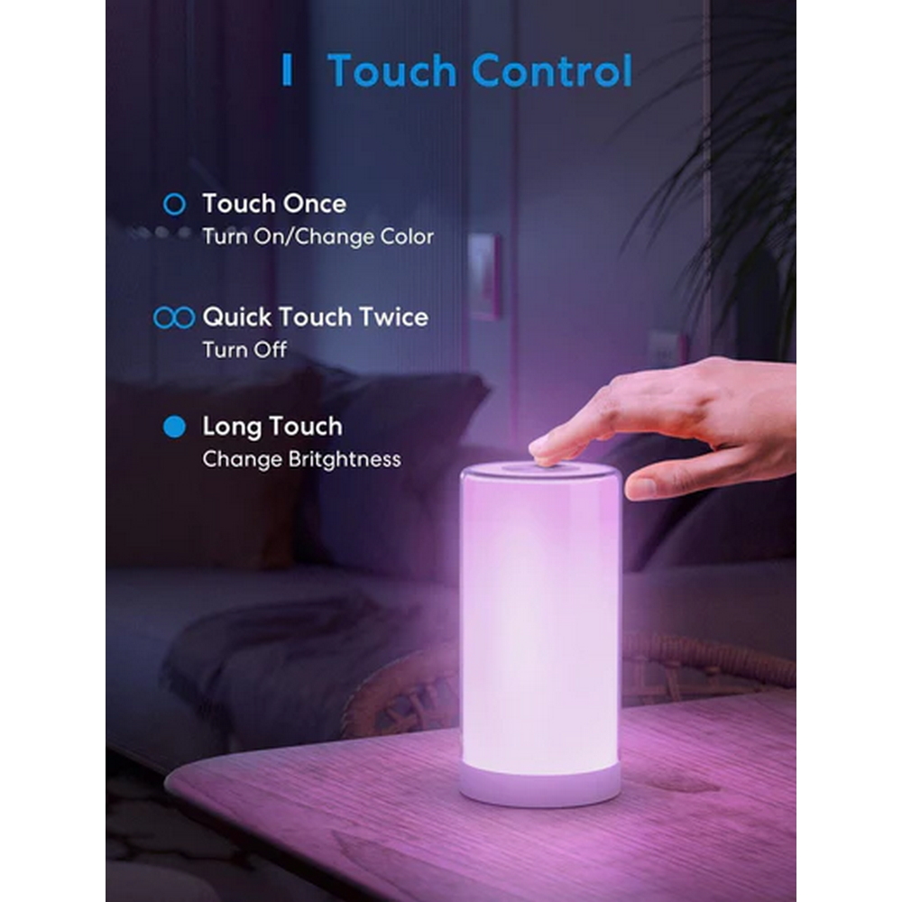 Meross MSL430HK Lampada da tavolo Smart RGBWW WiFi Homekit - Foto 1