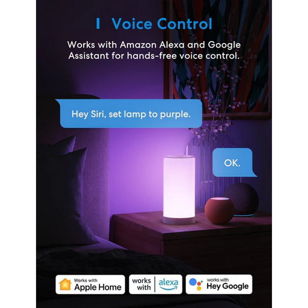 Meross MSL430HK Lampada da tavolo Smart RGBWW WiFi Homekit - Foto 2
