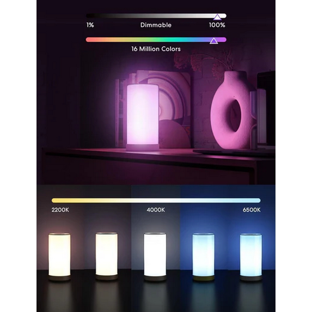 Meross MSL430HK Lampada da tavolo Smart RGBWW WiFi Homekit - Foto 3