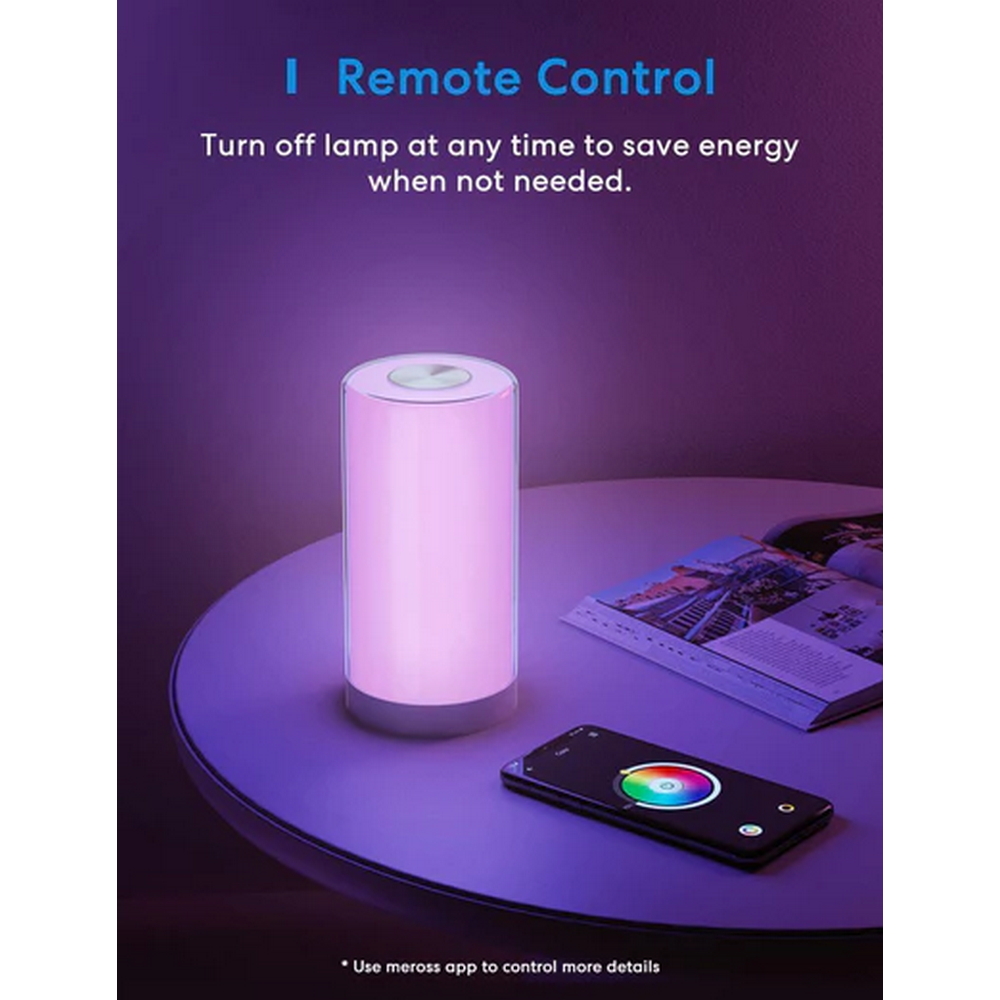 Meross MSL430HK Lampada da tavolo Smart RGBWW WiFi Homekit - Foto 4