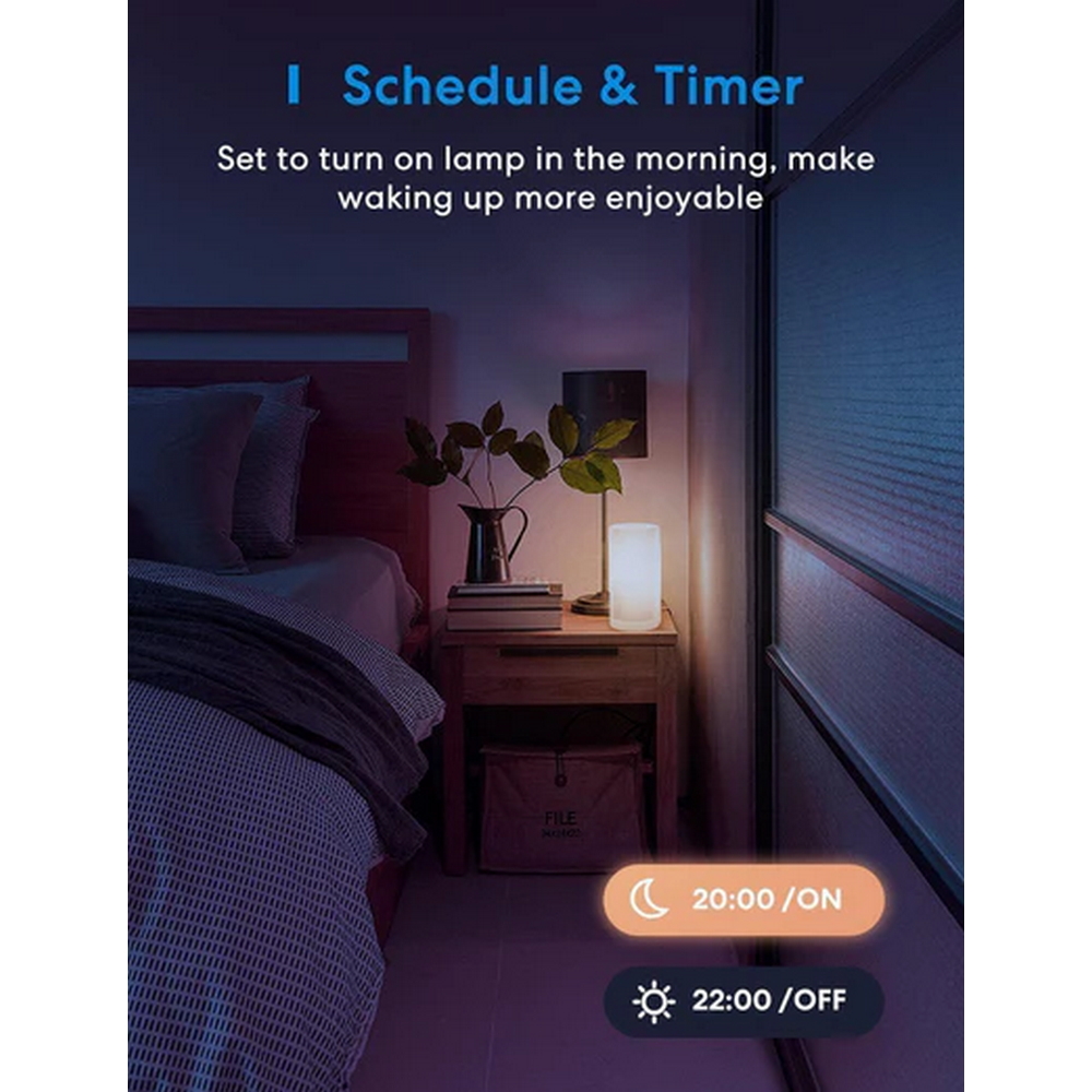 Meross MSL430HK Lampada da tavolo Smart RGBWW WiFi Homekit - Foto 5