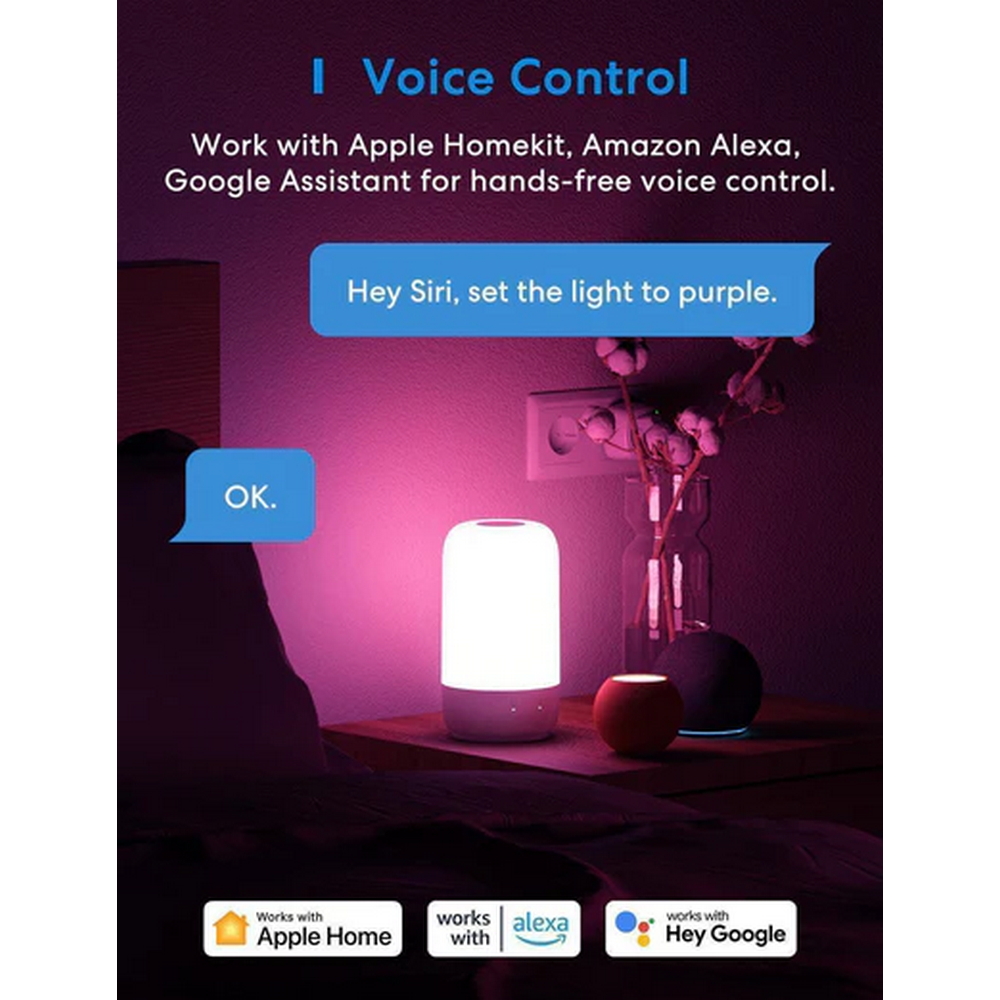 Meross MSL450HK Lampada da tavolo Smart RGBW WiFi Homekit - Foto 2