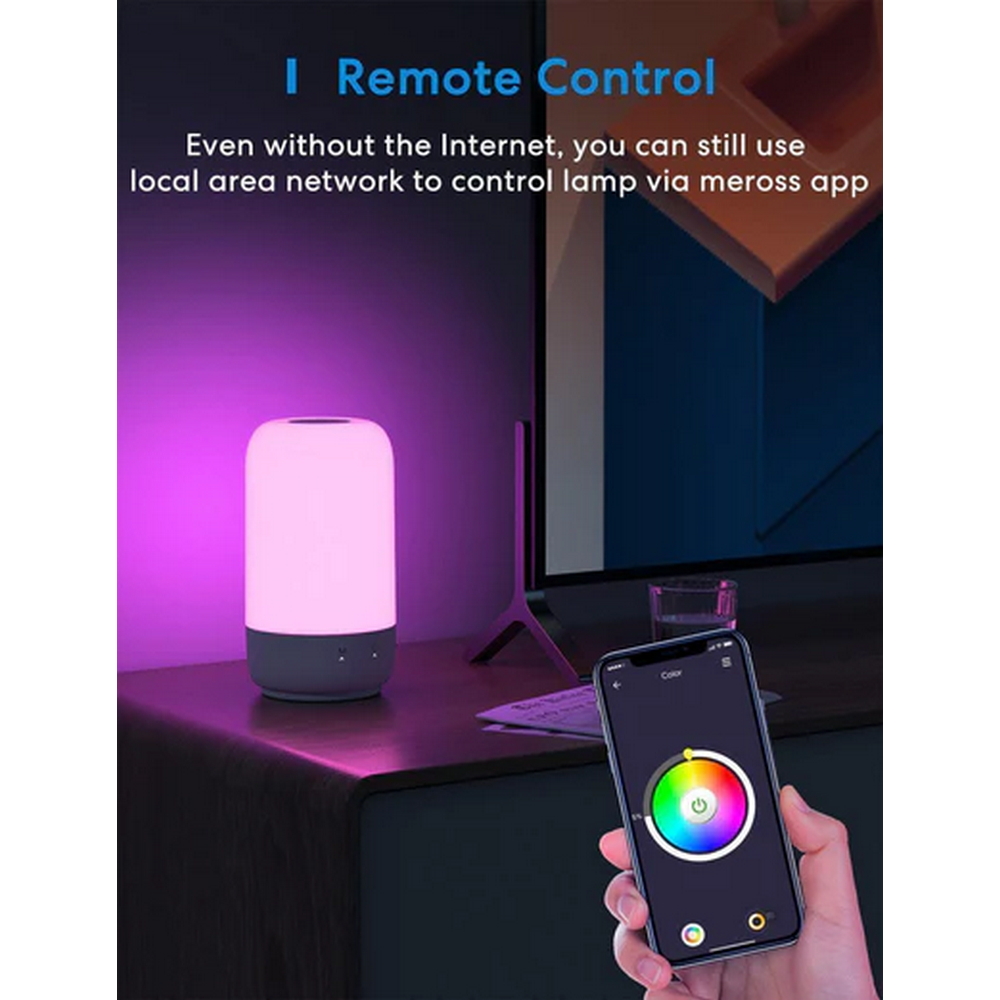 Meross MSL450HK Lampada da tavolo Smart RGBW WiFi Homekit - Foto 4