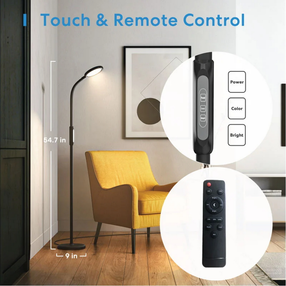 Meross MSL610HK Lampada da terra Smart 3 in 1 CCT temperatura colore regolabile WiFi Homekit - Foto 3