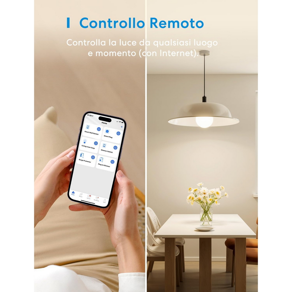 Meross MSS810HK Interruttore relè Smart 1 canale AC 10A 220V WiFi Homekit - Foto 5