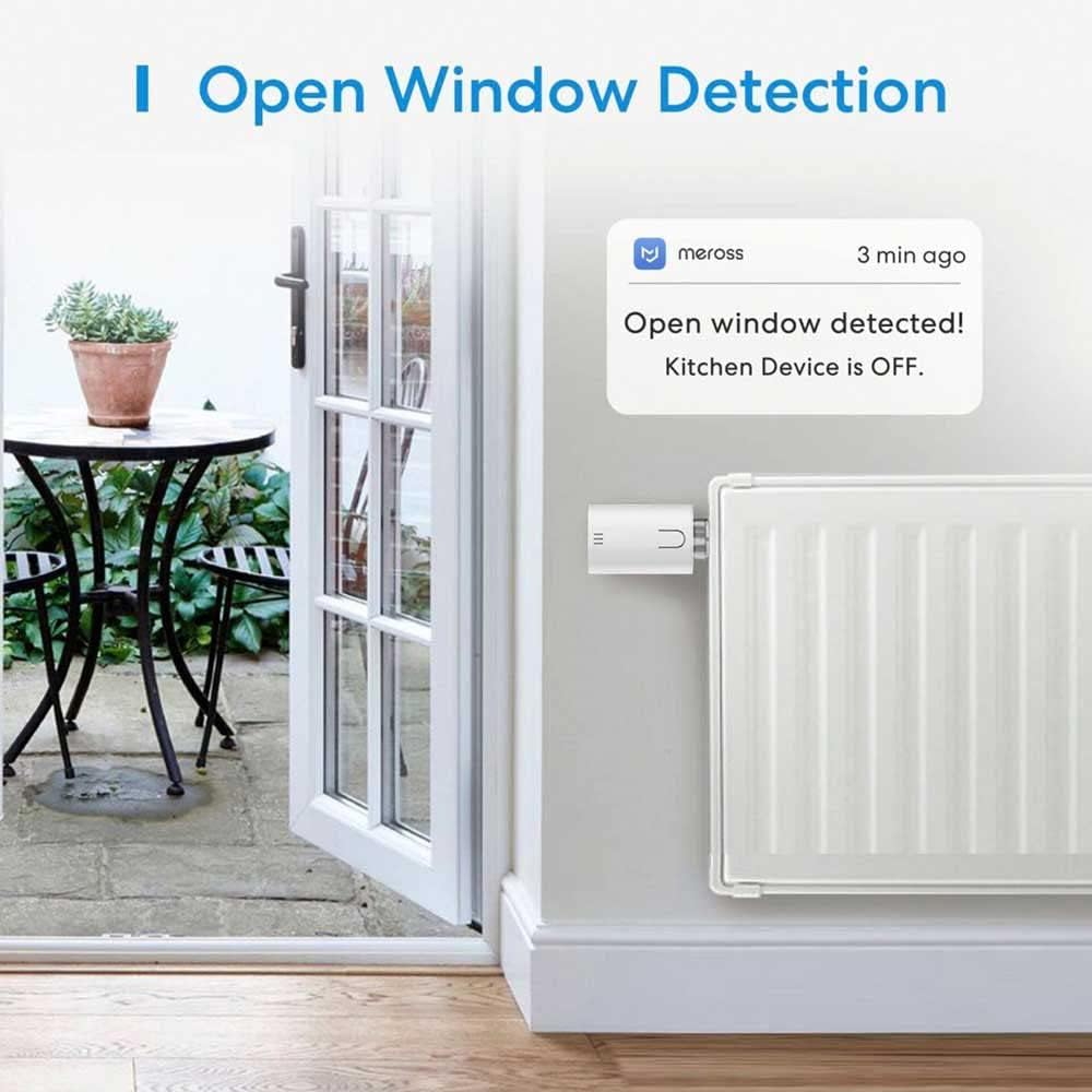 Meross MTS150H Valvola termostatica Smart RF + Hub Smart Stazione base WiFi Homekit - Foto 6